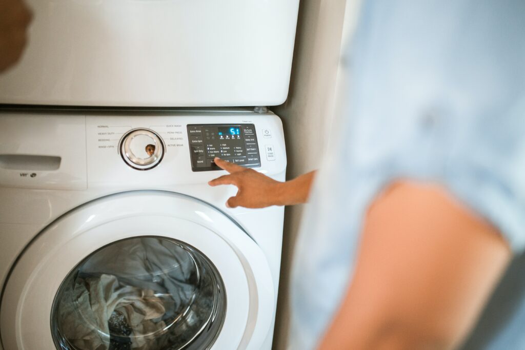 A washing machine to wash wool socks